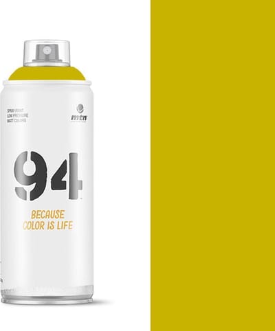 MTN94 Yosemite Gele spuitverf - 400ml lage druk en matte afwerking