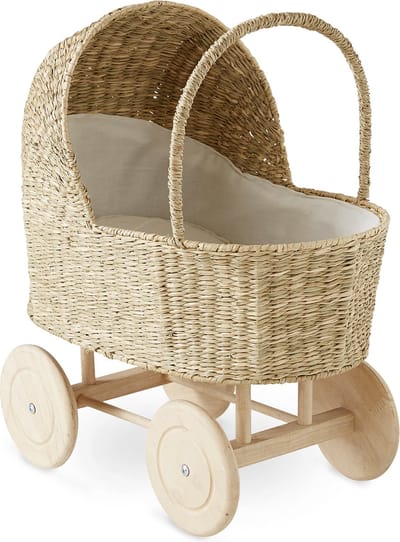 Vertbaudet Speelgoed - poppenwagen - van rotan
