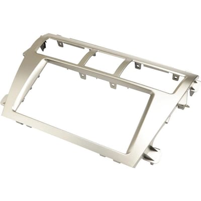 2DIN Voor Toyota Vios Yaris Sedan Belta Stereo Autoradio Frame Dashboard Trim Panel white