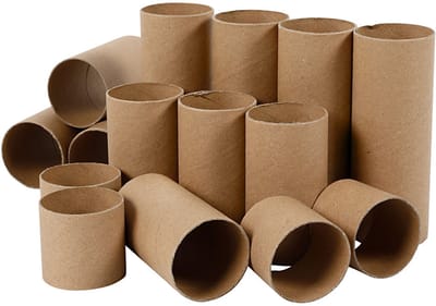 Rollen van karton, L: 4,7+9,3+14 cm, 60 stuk/ 1 doos