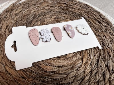 Antislip haarspeldjes Charlotte Mini tot 1,5 jaar 2.5cm - haarspeldjes - kraam cadeau - baby knipjes - haarspeldjes voor kinderen - haarknipjes - haarspeldjes meisjes - knipjes voor kinderen