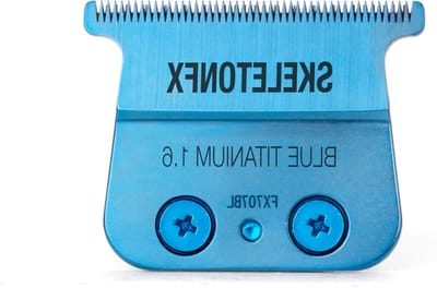 Trimmer Snijset - Opzetkammen Set - Haar Trimmen - Titanium Blauw - 8 x 5 x 3 cm - Blauw
