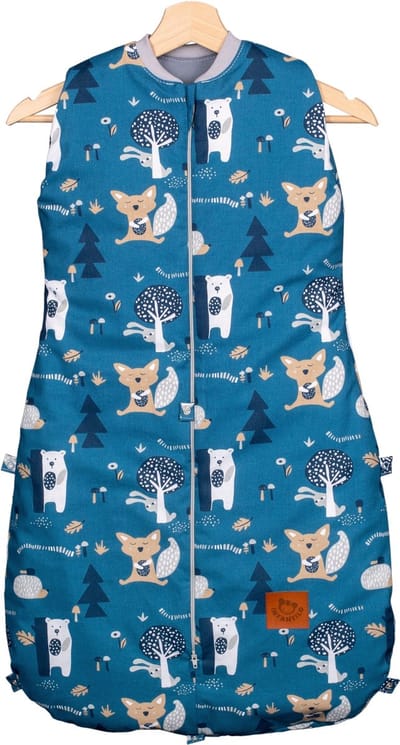 Babyslaapzak/wikkeldoek Premium 0-18 maanden, Navy Forest, 2,5 Tog