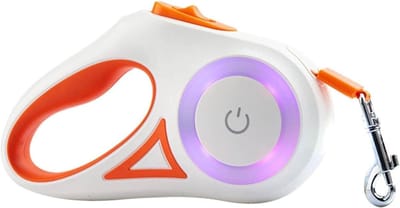 Dailygoods- Hondenriem Intrekbaar - LED Licht - Ergonomisch Handvat - Aanraakbediening - Geschikt voor Kleine Honden - Comfortabel Ontwerp - Huisdierlijn