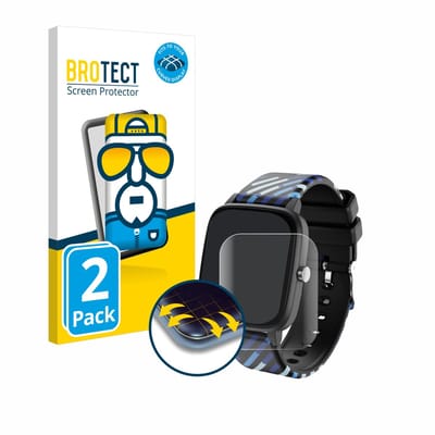 BROTECT - Screenprotector voor Lamax BCool 1.4" - Folie Beschermfolie transparant volledig dekking - 2 Stuks