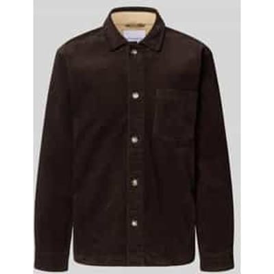 Regular fit overshirt met kentkraag model 'Superflex'