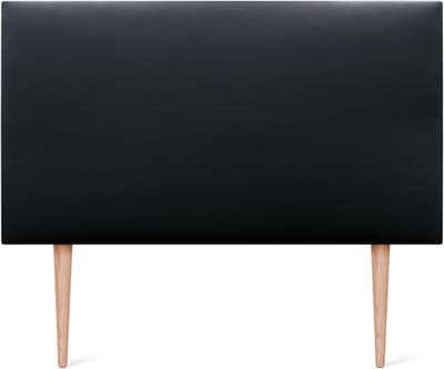 Hoofdbord Bed - Bedombouw Decoratie - Slaapkamer Aankleden - Vlekbestendig Acualine - 90 x 105 cm - Zwart