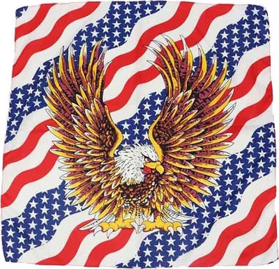 Bandana/Doek Adelaar/Amerikaanse Vlag 50x50
