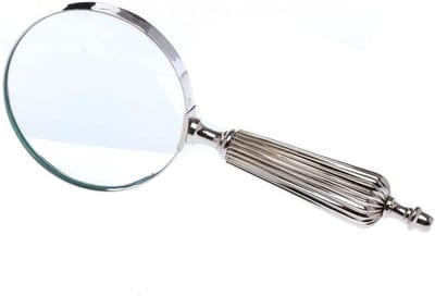 Vergrootglas Leesloep - Handloep Visuele Hulp - Gedetailleerd Lezen - Antieke Stijl Decoratief - 10x26x3 cm