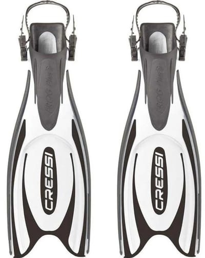 CRESSI FROG PLUS-BLACK/WHITE L/XL