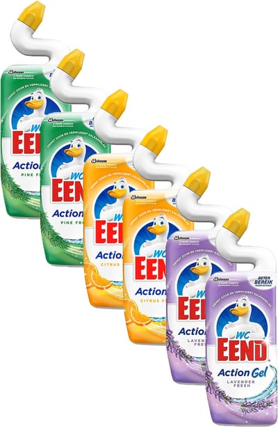 Wc Eend voordeelpakket - Pine 2 x 750ml - Citrus 2 x 750ml - Lavendel 2 x750 ml