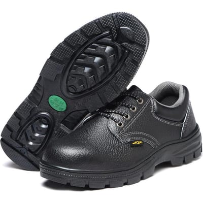 Chaussures de Protection du Travail pour Hommes Anti-Écrasement et Anti-Pénétration Cuir de Vache Épaissi Antidérapant Résistant à l'Usure Chaussures de Travail de Sécurité Protectrices 46 black