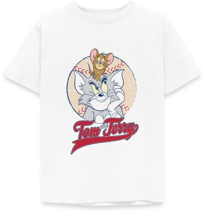 Tom En Jerry Baseball T-Shirt Kinderen
