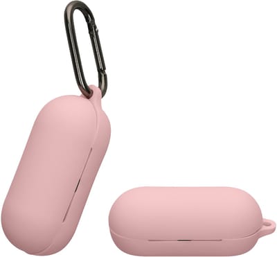kwmobile Hoes geschikt voor Sony WF-C700N - Siliconen cover voor oordopjes in oudroze