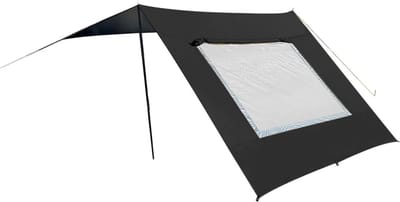 Auto Luifel - Voertuig Tent - Buiten Kamperen - Waterdicht Oxford Doek - 48x28cm - Zwart