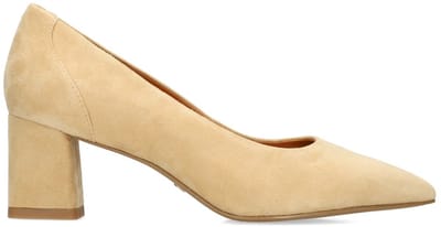 No Stress - Dames - Beige suède pumps - Maat 36