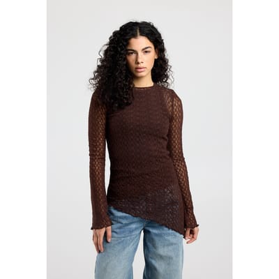 America Today Lova Dark Brown Maat: XS | Onderhemden Outlet | Dames | Bruin