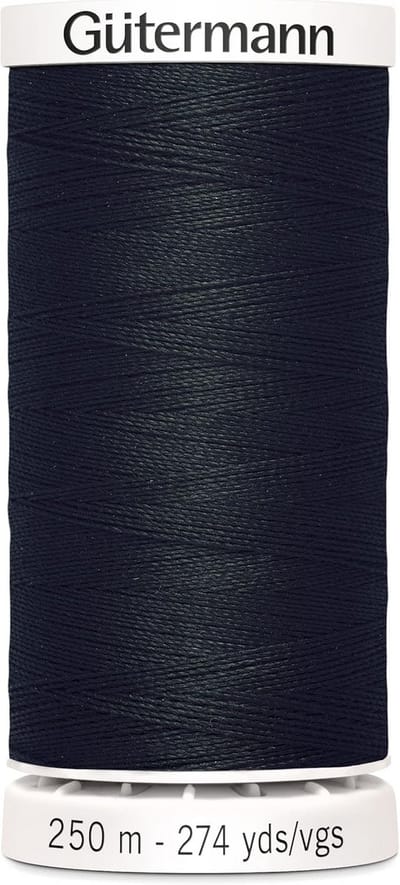 Stevig Naaigaren Polyester 250m Zwart - Geschikt voor Hand en Machine