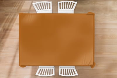 Tafelkleed - Tafellaken - 220x150 cm - Bruin - Aardetint - Effen kleur - Binnen en Buiten