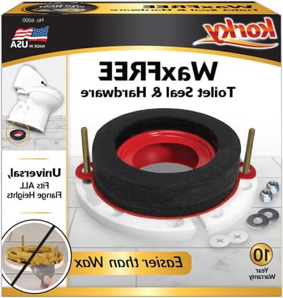 Universele WC Afdichting - WC Pakking Kit - WC Installatie - Zonder Gereedschap - Standaard Maat - Rood