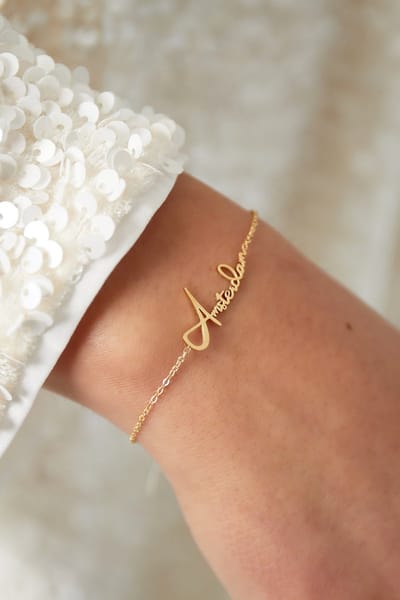 Armband Amsterdam - Goudkleurig - Stainless Steel - Dames en Heren - Unisex - Kerstcadeau