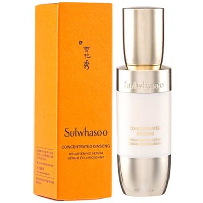 Sulwhasoo Concentrated Ginseng Brightening Serum Sample 8ml orange