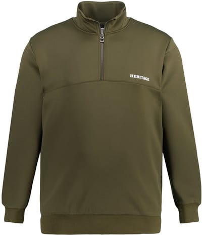 JP 1880 - Heren - Scuba-troyer FLEXNAMIC® opstaande kraag met rits 2 zakken - Dennengroen - Maat 3XL