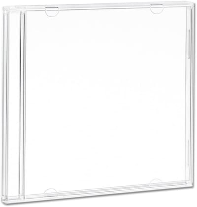 Allecto - CD Jewel Cases - 10 Stuks Transparant Zonder Trays - Standaard Formaat 141 x 124 x 10.4mm - Vervangende CD Dozen - Perfect voor CD Collec...
