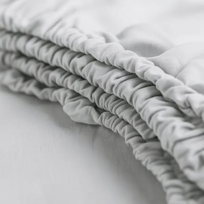 Sleepnight Hoeslaken Katoen 30 cm Grijs - 140 x 200 cm - [Grijs]