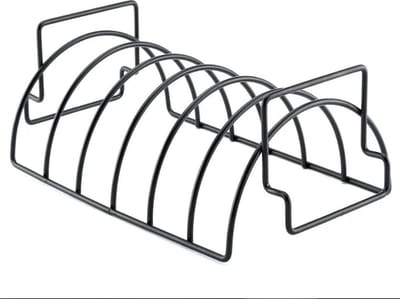 BBQBuddies Sparerib Rek BBQ - Sparerib Rack - RVS Rek - Spareribs Houder - Rib Rack - Vaatwasserbestendig