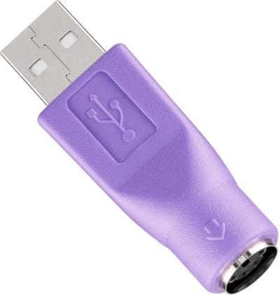 USB naar PS/2 verloopstekker - Allteq