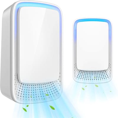 Ynkkvre - Plug-in luchtreiniger - Negatieve ionentechnologie - Luchtreiniger - 2-pack plug-in negatieve ionen luchtreiniger - Negatieve ionen luchtreiniger - Luchtreiniger voor thuis - Negatieve ionen luchtreiniger - Luchtverfrisser - Ionisator - Wit