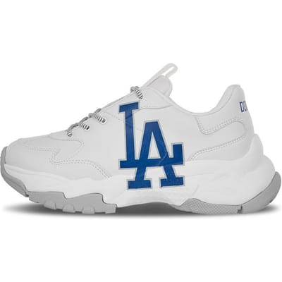 MLB Big Ball Chunky LA Retro Verhogende Lage Top Dad Schoenen Unisex sneakers Wit 32SHC1011-07W 45 white