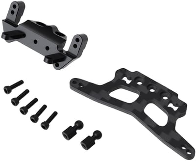 Dailygoods- Shock Tower Carbon Fiber - Voor Losi Micro-B 1/24 Buggy - Voor Losi Micro-T 1/28 - Schokbestendig - Eenvoudige installatie - Hoge betrouwbaarheid - RC Schokdemper