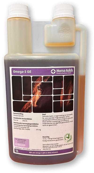 Omega-3 Oil 1L - Horse Adds Paardensupplementen