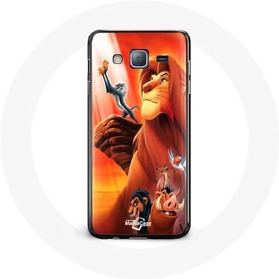 Case voor Samsung Galaxy j3 2016 The Lion King Simba en Mufasa
