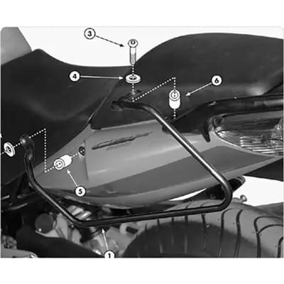 motorfiets bagagekoffers Givi Honda CBF 500 (04 à 12) / 1000/ABS (06 à 09)