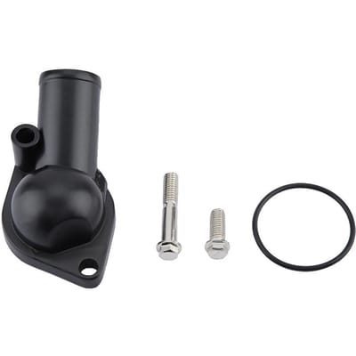 Boîtier de thermostat d'eau noir à col 15 degrés pour moteurs SB & BB 265 283 305 327