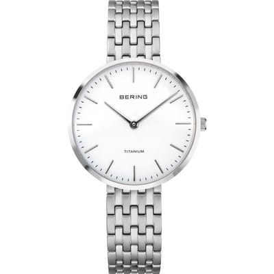 Bering - 19334-004 - Polshorloge - Dames - Kwarts - Titanium