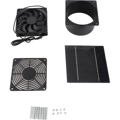Ventilateur d'extraction à énergie solaire Professionnel Efficace Économie d'énergie Ventilateur de conduit à énergie solaire pour