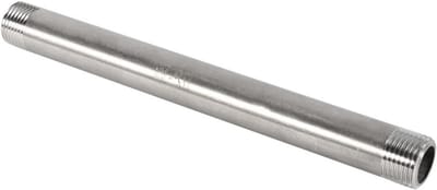 Adapter voor RVS Slangverbinding, Draadverbinding Mannelijk 200mm BSP 1/4" 1/2" 3/4" 1" - Duurzaam en Corrosiebestendig SS304
