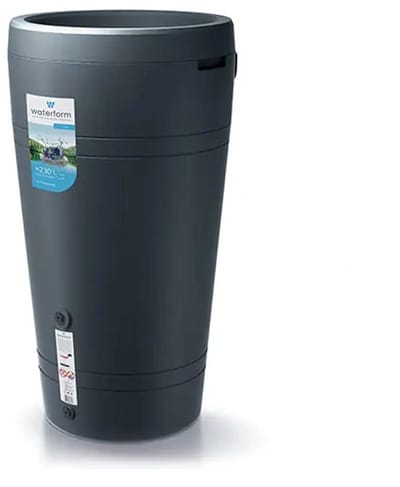 Regenton tube 2in1 230l antraciet