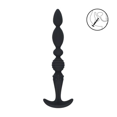 Levelz - Multi Textured Siliconen Flared Anaal Plug
