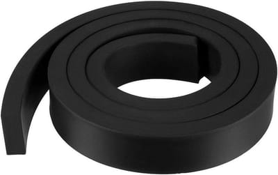 Rubberen Afdichting - Profielstrip - Isolatie en Bescherming - Weerbestendig EPDM - 25x10mm 1 Meter - Zwart