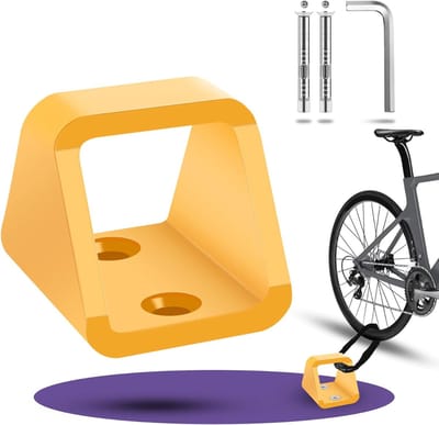 HEZIVO® Muuranker Fiets Scooter Motor - Grondanker - Motorslot en Scooterslot - Roestvrij Staal - Inclusief Schroeven