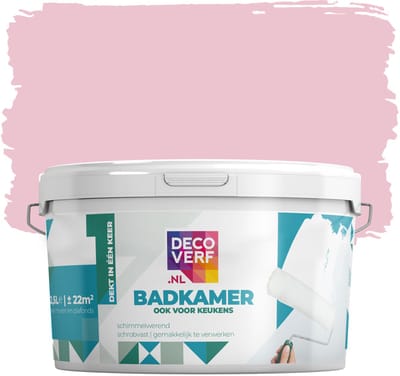 Decoverf badkamerverf 2.5L marshmallow roze