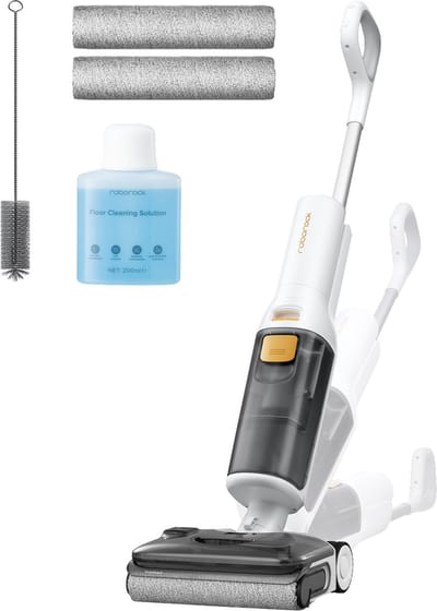 Roborock F25 GT Gen 2 Set-Vloerreiniger-Nat Droog Stofzuiger-draadloos-Elektrische dweil-20000 Pa-180° platliggend-90 °C Hoge temperatuur Sneldrogend-Zelfreiniging-Anti-Klits Rol voor Huisdierhaar-Randreiniging