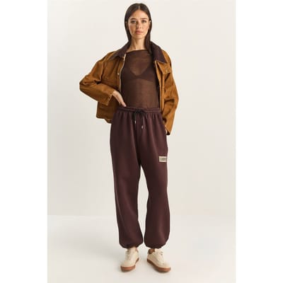 Elastische Taille Jogger Sweatpants