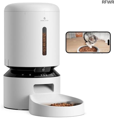 RFWR® Automatische Kattenvoerbak met 1080P Camera en WiFi - Slimme Voedseldispenser voor Huisdieren