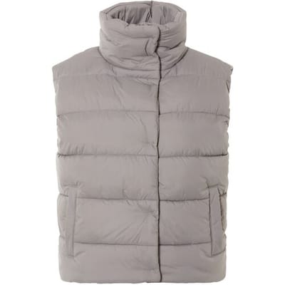 ESMARA Dames gewatteerde bodywarmer (Taupe, L (44/46))